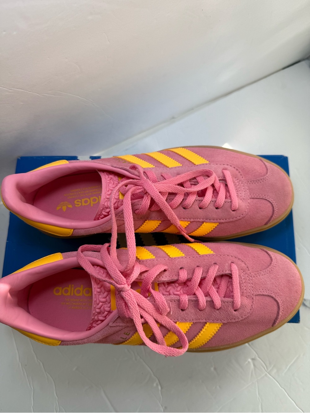 Adidas Gazelle Bold Sneakers - Pink / Orange - Women’s 8.5 - IF4498 - New - Picture 3 of 7